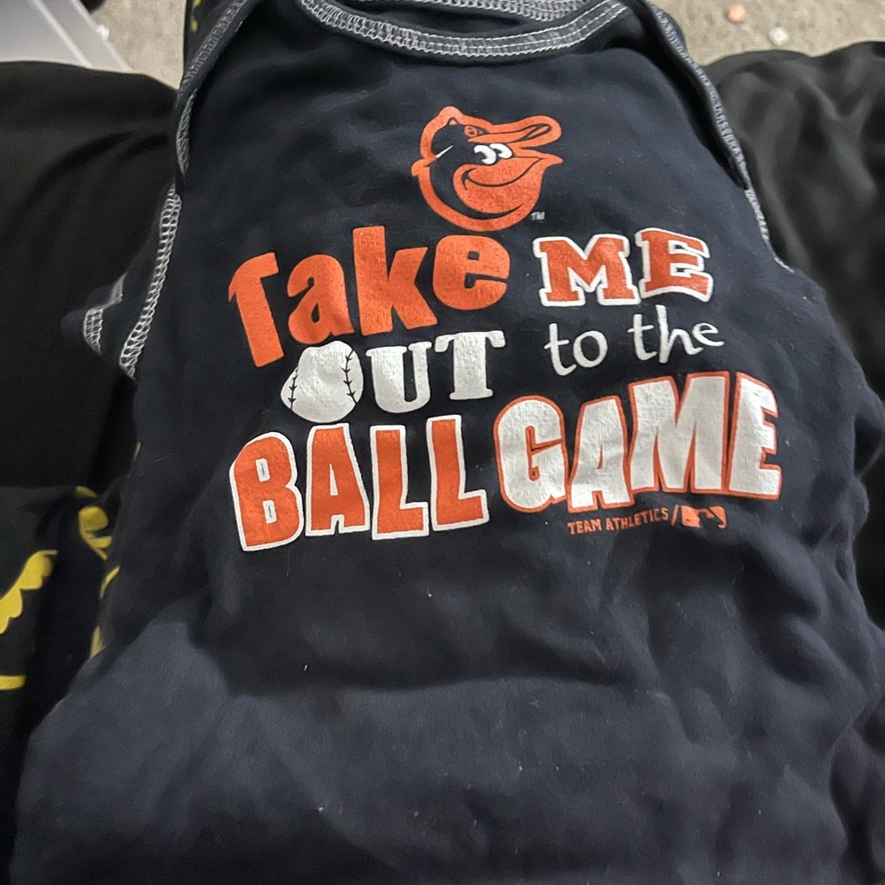 Black and Orange Kids Bodysuit